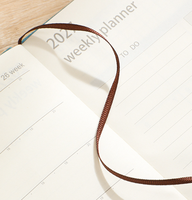 Carnets 2027 Nouveau Planificateur Hebdomadaire Premium avec Couverture en PU Texturé, Agenda A5 152 Pages, Bloc-notes, Cadeaux d'Affaires