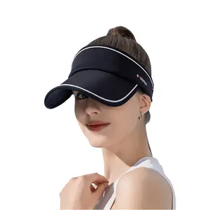 Women's UPF50+ Sunshade Baseball Cap Ice Silk Anti-UV Duck Tongue Sun Hat for Summer Outdoor Sports with Embroidery Logo