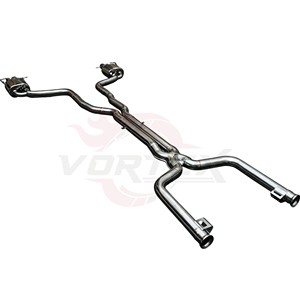 Sistema de Escape Catback con Válvulas Vortex SS304 para Mercedes AMG C63 W205 C63 S 4.0L V8 Biturbo M177, Tubo en X, Puntas Cuádruples, Sistema de Carreras - Product Image 4