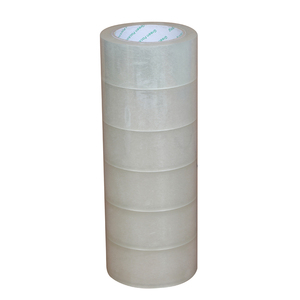 Best Price BOPP Packing Tape Jumbo Roll Clear Transparent Packaging Acrylic Box Sealing Tape with LOGO Strong Self Adhesive Tape