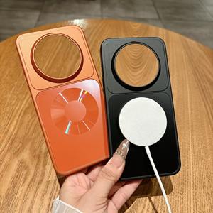 Étui magnétique pour Huawei MATE80PRO, compatible avec MATE80PRO MAX, coque rigide en PC mat effet peau - Product Image 2