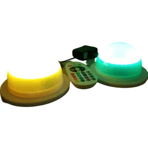 DHL免费送货工厂批发38个发光二极管RGBW可充电发光二极管照明家具户外发光二极管家具