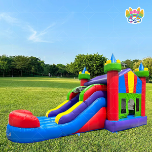 Château Gonflable Commercial en PVC pour Enfants avec Toboggan Aquatique – Idéal pour les Fêtes en Extérieur – Offre Spéciale - Product Image 1