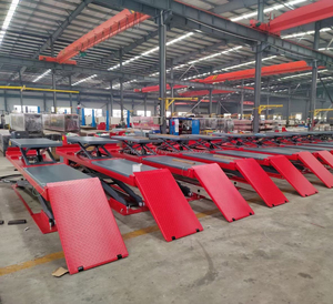 Elevador de coche de alineación de 5000KG, 5 toneladas, 1,8 M, elevador de tijera hidráulico de automóvil ultrafino con elevador de alineador de cuatro ruedas CE 2024New - Product Image 4