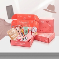 Boîte en carton ondulé d'expédition personnalisée Boîte à chaussures laminée double face avec impression de vêtements Boîte aux lettres d'avion rigide pliée