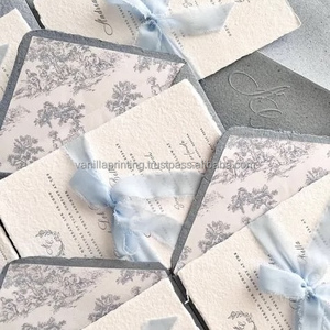 Forro de Sobres para Tarjetas de Regalo de Lujo Personalizadas, Impresión Offset con Estampado en Caliente para Invitaciones de Boda, Cartón Kraft con Logotipo Personalizado - Product Image 2