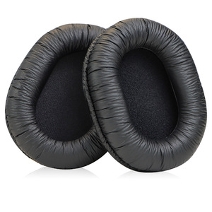Coussinets d'oreille en cuir froissé effet peau de grenouille pour Sony MDR-7506 MDR-V6 MDR-CD900ST, coussinets de remplacement à texture originale - Product Image 3