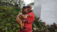Petite marionnette animatronique dinosaure T-Rex Baby Dino