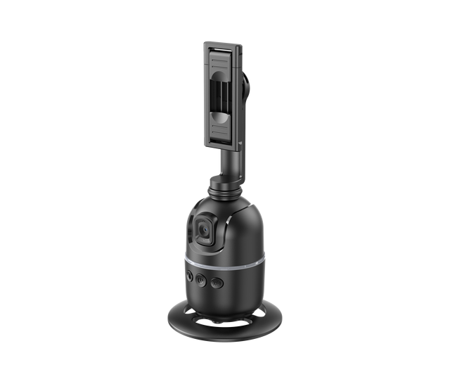 P03 360° AI Gimbal Stabilizer Camera Automatic Face Tracking Portable Mobile Phone Desktop Live Broadcast Easy Shooting