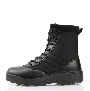Botas Tácticas de Desierto TSB09 ORIGINALES PARASHOT en Microfibra de Gamuza Negra y Caqui, Precio Económico para Venta al Por Mayor - Product Image 1