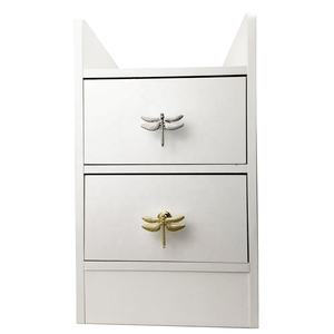 Tiradores de armario de libélula, tirador de cajón de armario, cajón de armario de metal - Product Image 3
