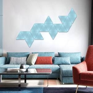 EコマースサプライヤーDIYトライアングルライトパネルスマートコントロールゲーム同期RGBIC音声コントロールとGoogleAmazon Alexaスマートライト - Product Image 4