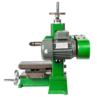 Machine de rectification de surface à tourelle de précision multifonctionnelle universelle à tête pivotante verticale pour fraisage de rainures de table 220V automatique