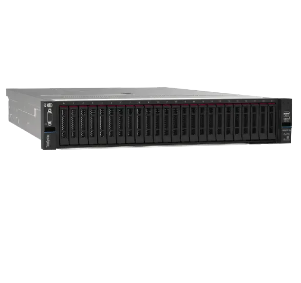 ThinkSystem SR655 V3 Rack Server 2U AMD Single Processor 12 DDR5 DIMMs Eight Single-width GPUs or Three Double-wide GPUs