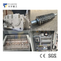 Tianyu TSS600 Máquina trituradora pequeña de doble eje para cajas de cartón de desecho Libros de cartón