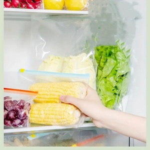 Food Grade Ldpe Double Zipper <b>Seal</b> Sandwich <b>Bags</b> Custom Printed Ziplock <b>Bags</b> - Product Image 5
