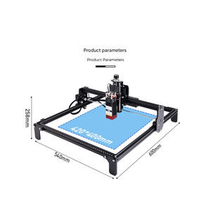 Machine de découpe et de gravure laser semi-conductrice CNC 20W pour bois, métal, acrylique - Outil de bureau de précision prenant <span class=keywords><strong>en</strong></span> charge les formats DXF/<span class=keywords><strong>PNG</strong></span>/<span class=keywords><strong>JPG</strong></span> - Product Image 2