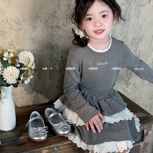 Zapatos de cuero para niñas pequeñas, transfronterizos, de oro y plata, para primavera y otoño, estilo bailarina, hasta la rodilla - Product Image 3