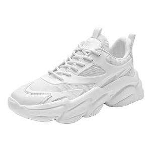 Chaussures de sport tendance 2026 pour hommes, style baskets de course épaisses antidérapantes, respirantes, pour la marche en extérieur, également adaptées aux femmes - Product Image 1