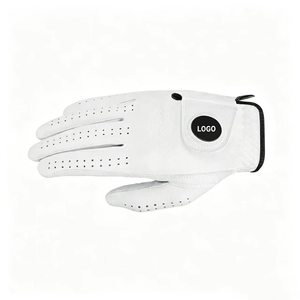 Guante de Golf Personalizado con Logotipo, de Piel de Oveja Cabretta, Antideslizante, Transpirable, con Marcador de Pelota de Golf - Product Image 3