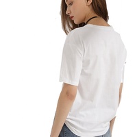 Dames T-Shirt Met Parels En Ontwerpen Billie Eilish T-Shirts Voor Vrouwen T-Shirt Wom Katoenen T-Shirt Groothandel