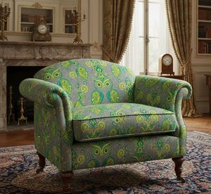 Elegant Owl Paisley Printed Upholstery Fabric By The Yard Intricate Paisley Bird Pattern Upholstery Textile For <b>Sofa</b> <b>Bench</b> Chair - Product Image 1