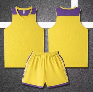 Conjunto de Uniforme de Basquete Masculino Personalizado de Alta Qualidade para Adultos e Crianças com Calções e Camiseta de Esporte Novo Modelo - Product Image 3