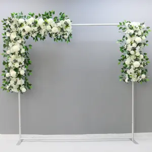Metal zemin ekran standı taşıma çantası ile reklam rafı düğün sahne çiçek duvar standı işareti-sergi olay çerçeve