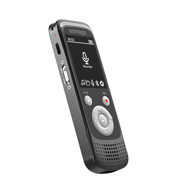 L919 Portable Digital Audio Recorder 520H Long Time Recording with MP3 Playback USB Recharge and Voice Activation