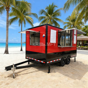 Remolques Completamente Equipados, Caravana Restaurante, Quiosco Móvil de Café, Carrito de Comida, Carritos de Venta Ambulante, Remolque de Comida para Panadería - Product Image 3