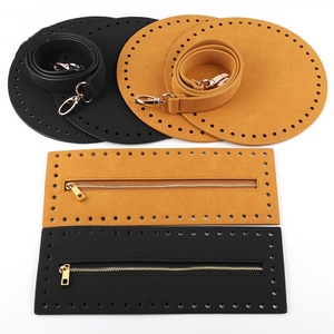 4 Piezas de Base Ovalada Larga para Bolso de Ganchillo, Base de Cuero PU para Bolso, Accesorios para Bolsos de Mujer Hechos a Mano - Product Image 3