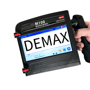 DMX大判ハンドヘルドインクジェットプリンター100mm印刷高さTijインテリジェントバッチ番号プラスチック金属有効期限プリンター - Product Image 3