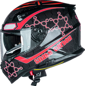 VCOROS FA602 Carbon Fiber Full Face Motorcycle Helmet Unisex Adult Fluorescent with Dual Visor Helmet,DOT Approved,Safety Helmet - Product Image 3