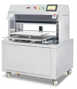 Máquina ultrassônica CNC para corte de bolos, equipamento comercial de alta eficiência para padaria, máquina automática para corte de bolos