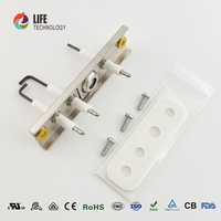 Electrodo de encendido con sensor de llama para caldera de pared de condensación Bosch, piezas de encendedor cerámico para caldera de gas 87186649200