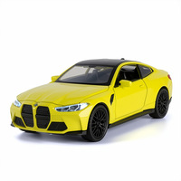 1:32 voiture de sport M4 modèle alliage moulé sous pression voiture de sport jouets en métal pour enfants modèle de berline à deux portes transfrontalière