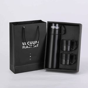 Stainless Steel Eco-Friendly <b>Large</b> Capacity Water Bottle With Sip-Through Lid and Handled <b>Box</b> - Product Image 1