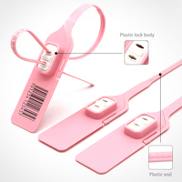 Sceau en plastique à double verrouillage anti-effraction AH-PS130 pour la sécurité