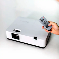 Projecteur 3LCD 3500 lumens à longue portée, compatible 4K, pour salle de conférence, salle de classe, grand écran, cinéma laser Fusion, cinéma maison