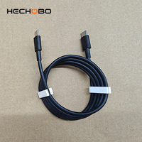Kabel USB Type-C PD 65W Pengisian Cepat untuk Printer 1m 1.5m 2m Hitam 5-inti 3A Arus Konduktor Tembaga Murni Bahan TPE