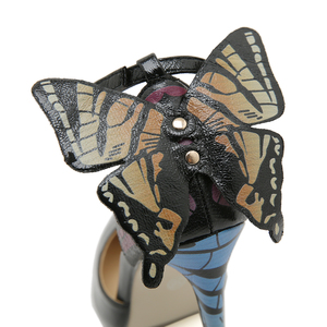 <b>Dancing</b> Ruofei <b>Heel</b> Three-dimensional Big Women's Pointed Thin <b>Heel</b> Super High <b>Heel</b> Dress Shoes Wedding Shoes - Product Image 4