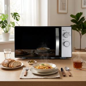 <span class=keywords><strong>Horno</strong></span> <span class=keywords><strong>Microondas</strong></span> <span class=keywords><strong>Compacto</strong></span> de 23L para Encimera, Calentamiento y Descongelación Rápidos, Electrodoméstico Multifuncional - Product Image 3