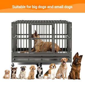 Poisson princesse pliable en métal pliable grand chien Cages chenils chien Cages meubles d'intérieur pour grands chiens