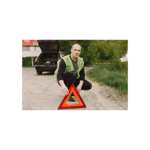 Outil de tournage approuvé avec triangle d'avertissement pour une sécurité et une visibilité accrues - Product Image 3