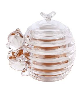 Caramelo frascos de vidrio al por mayor árbol de Navidad en forma agradable tarro de caramelo - Product Image 4