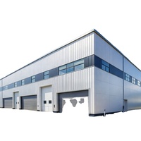 Bâtiment d'atelier préfabriqué en structure acier de conception moderne, usage professionnel pour entrepôt lourd, centre commercial, salle de sport, garantie 3 ans CWB