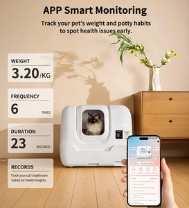 Caja de <span class=keywords><strong>Arena</strong></span> Automática para <span class=keywords><strong>Gatos</strong></span> con Cámara, Autolimpiable, con Reabastecimiento Automático de <span class=keywords><strong>Arena</strong></span>, Empacado y Sellado Automático, y Reemplazo de Bolsas - Product Image 3