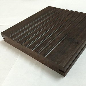 Panneau tissé à brins résistants pour terrasse extérieure en bambou massif de 18mm pour parc Installation facile de colle dans le plancher de bois dur de salon - Product Image 1