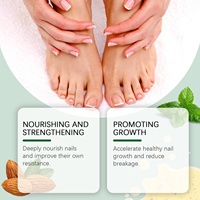 Solution réparatrice apaisante et nourrissante pour les ongles des orteils à base d'extraits végétaux naturels, avec une durée de conservation de 3 ans, 30 ml