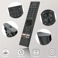 RCKGNTVT002 IR para Kogan CHIQ Changhong Google TV Control remoto con botones de NETFLIX YouTube (SIN función de voz)